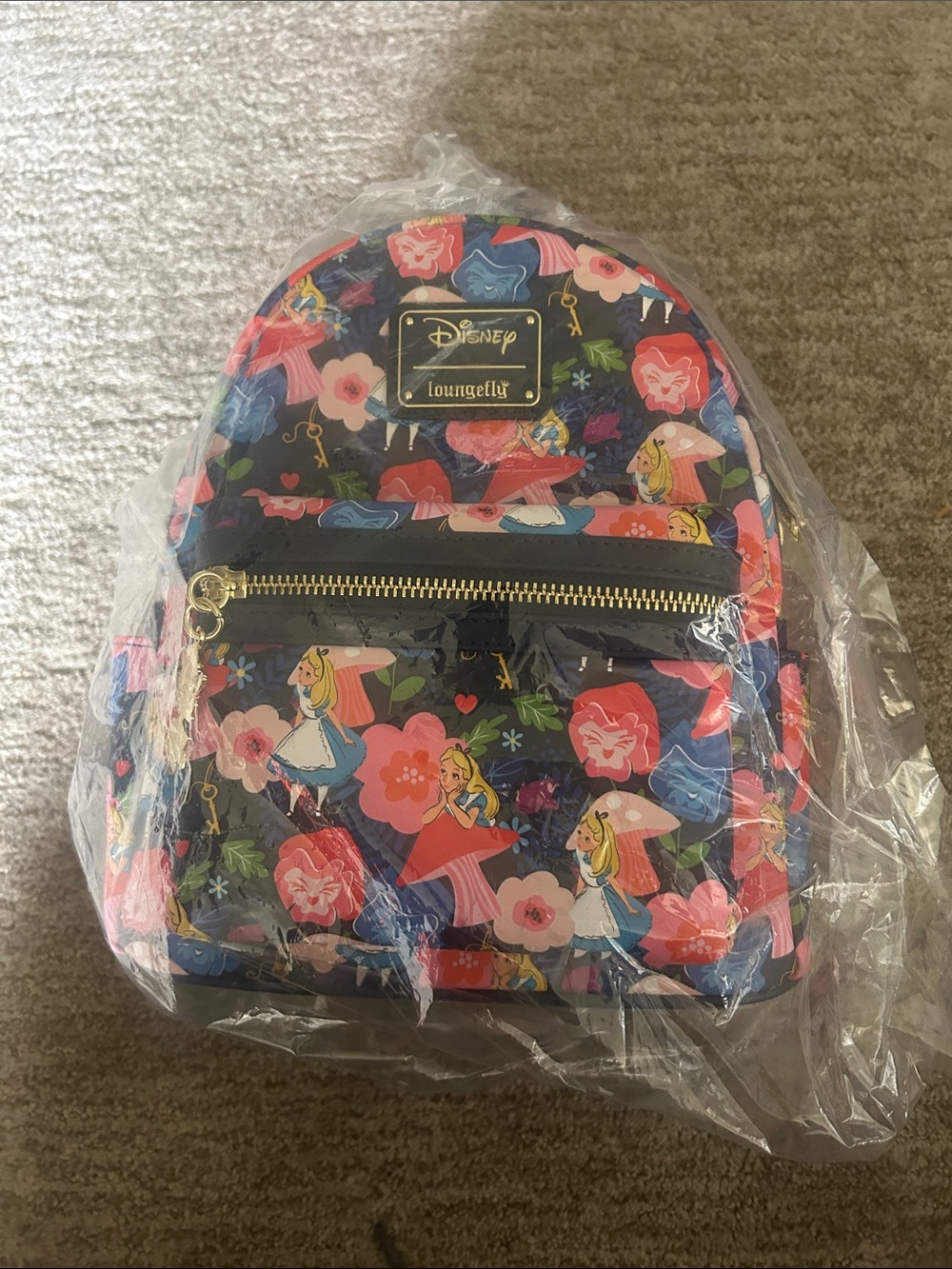 Loungefly Disney Alice in Wonderland Golden Afternoon Mini Backpack
